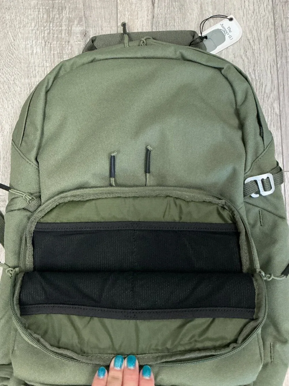 Brevitē The Jumper Large Camera Backpack Pine Green NWT + Rain Cover
